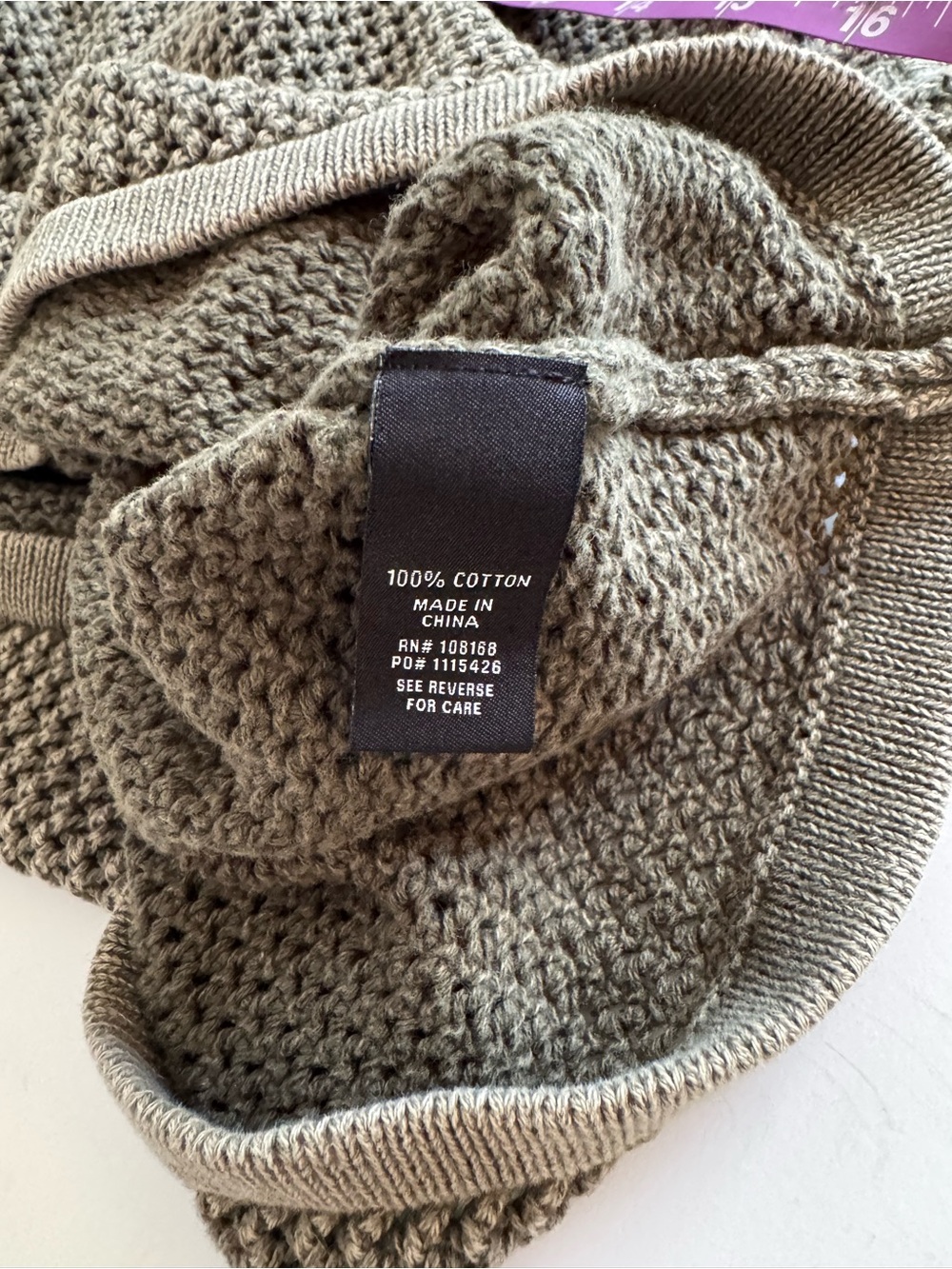 RSQ Olive Knit Sleeveless Tank Top large - Picture 7 of 7